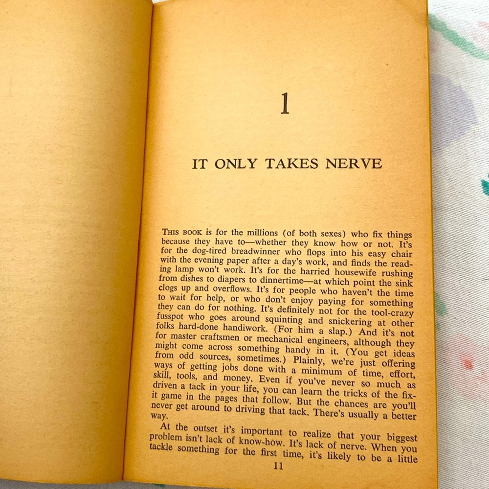 THE UNHANDY HANDYMAN’S BOOK George Daniels VINTAGE 1966 Paperback GUC - Picture 11 of 11